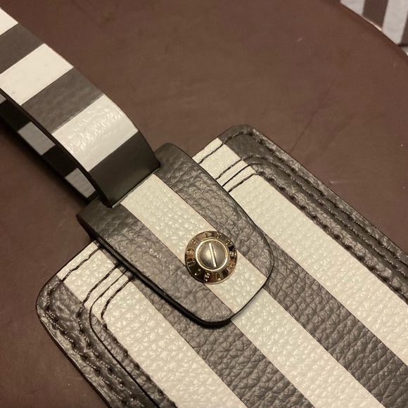 NWT Centennial Stripe Henri Bendel Luggage Tag - Picture 4 of 6